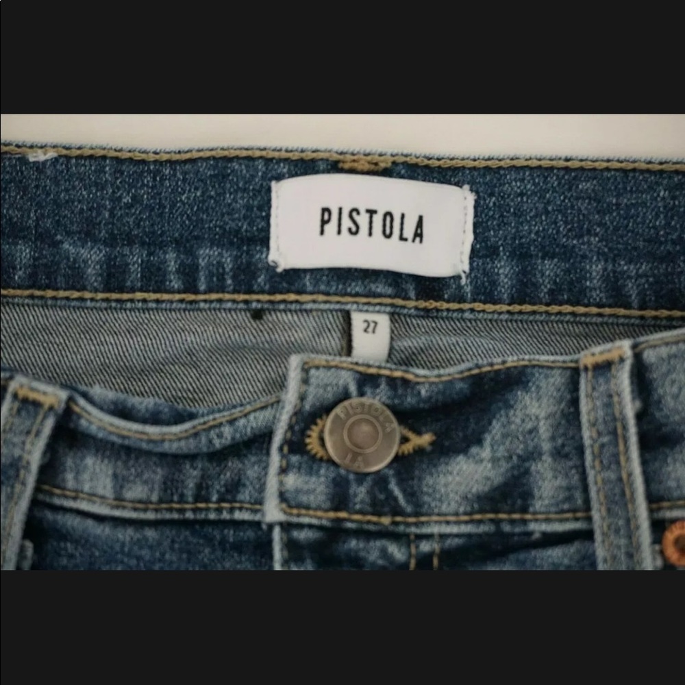 Pistola Revolve Womens Shorts Jeans Denim Winston High Rise 27 - Picture 4 of 5
